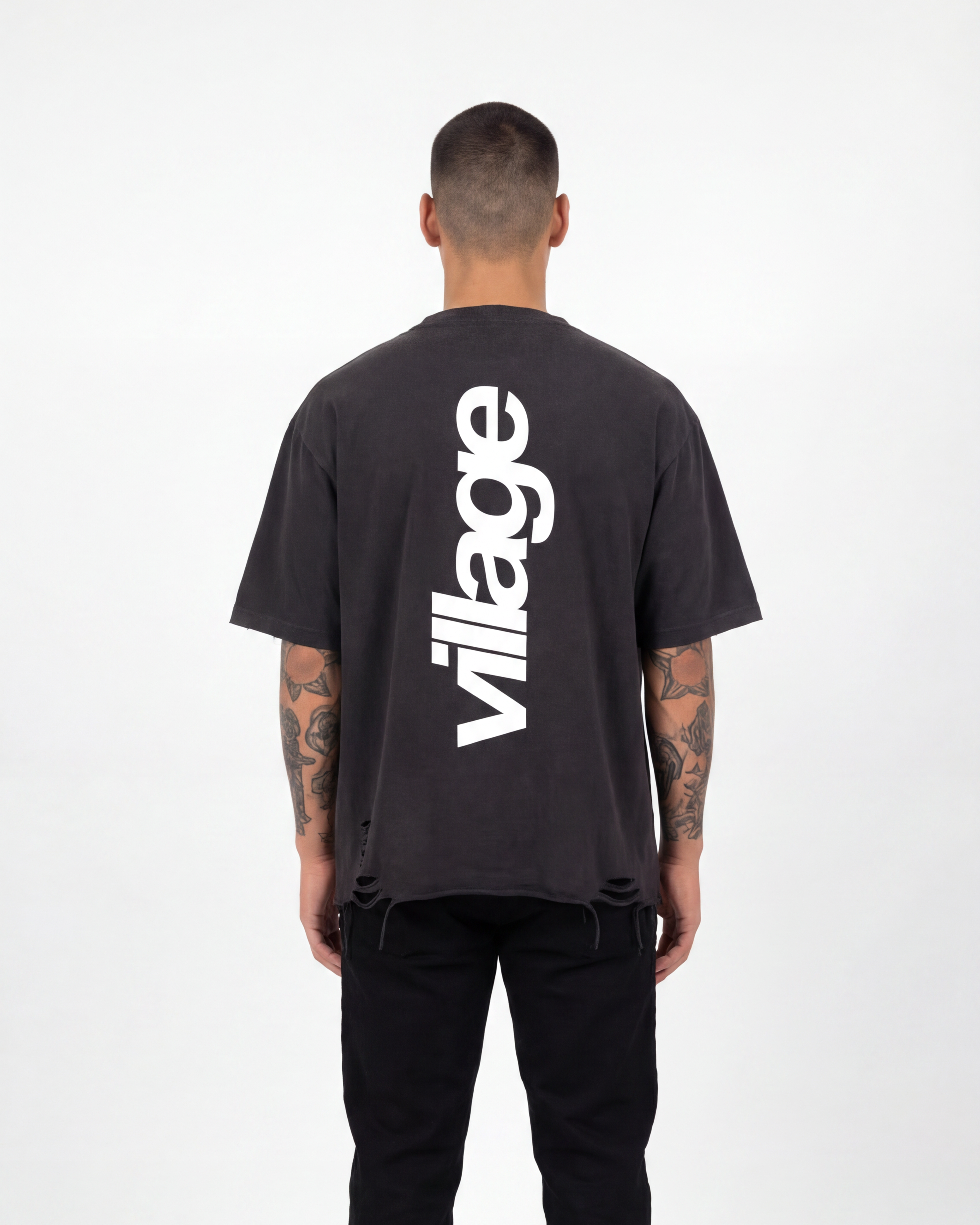 ART NOT WAR Distressed Tee