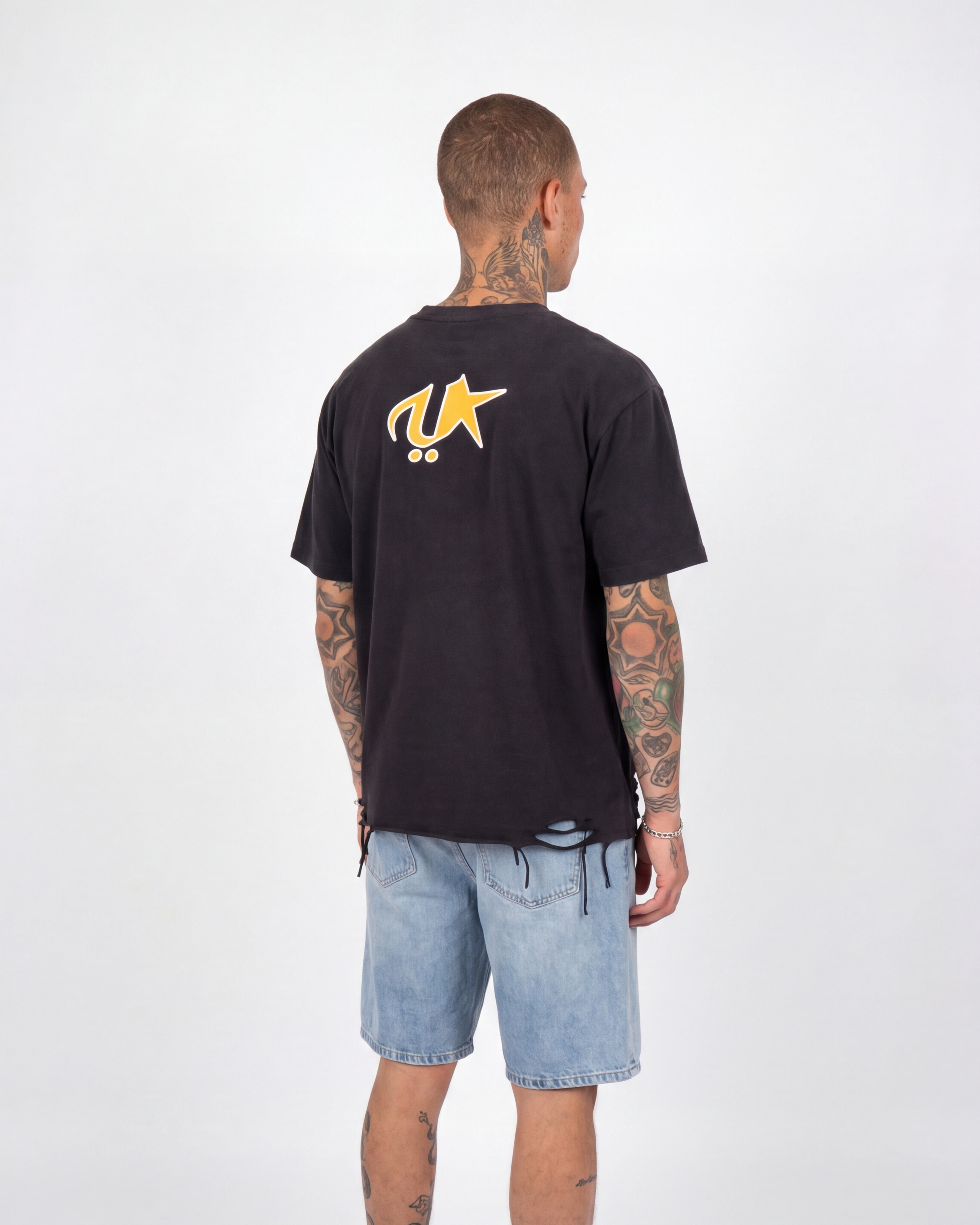 Emblem Distressed Tee