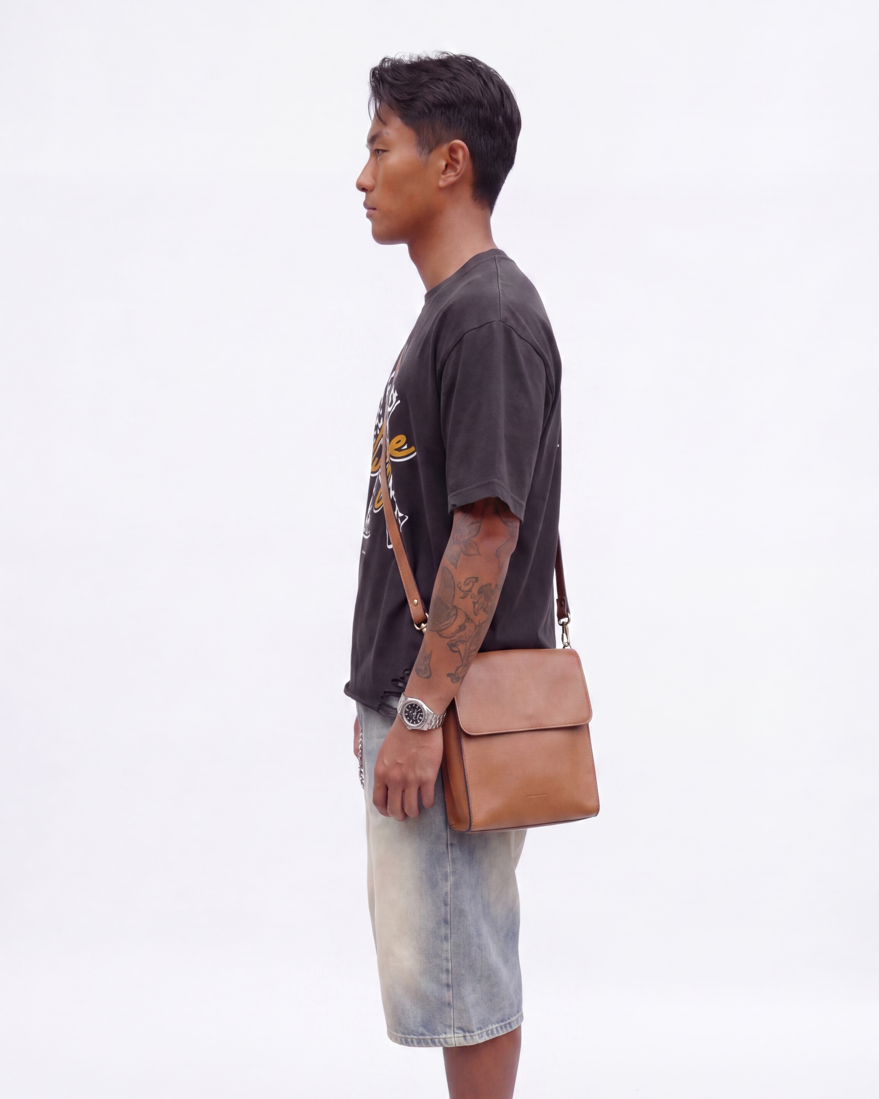 Signature Distressed Tee