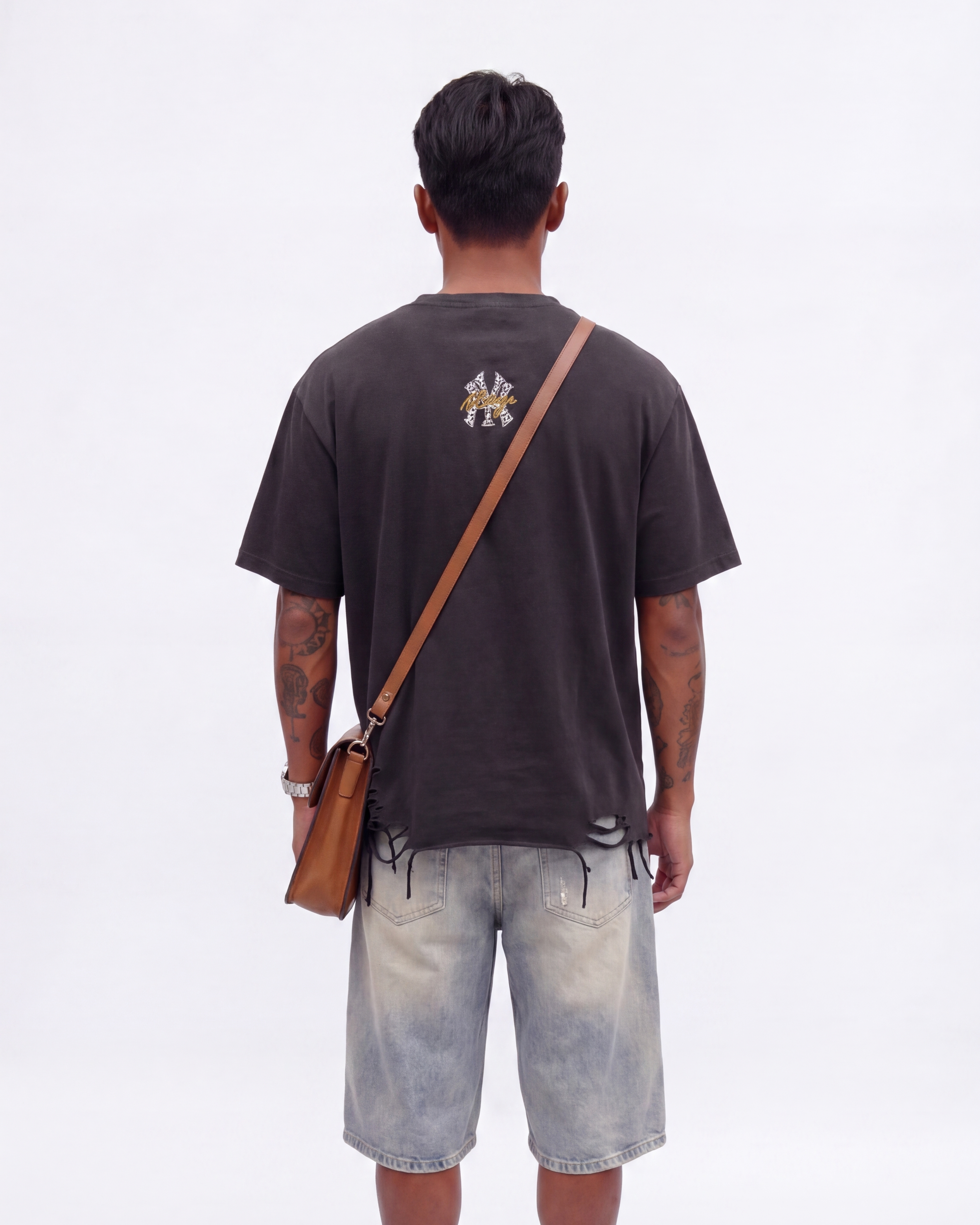 Signature Distressed Tee